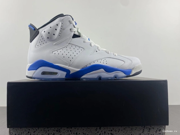 Rep 6 Air 384664-107 Blue Retro Sport Jordan (2014) 0713